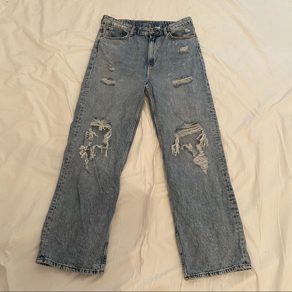 NWOT HM High waisted boyfriend jeans - Picture 1 of 6
